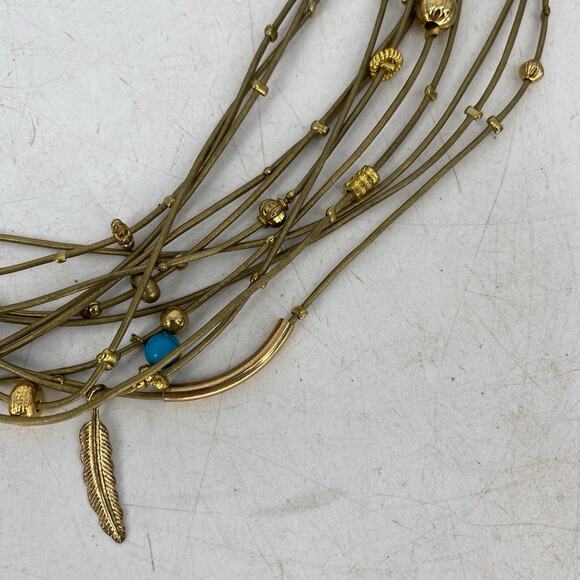 Vintage multi strand Navajo Charm Necklace - Picture 7 of 8